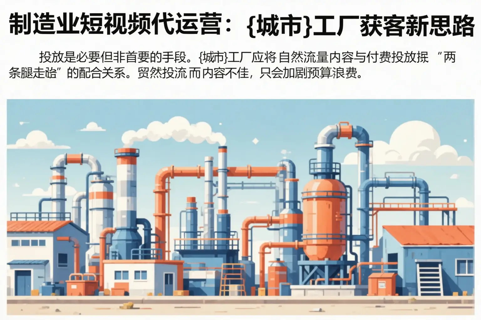 制造业短视频代运营：虎林工厂获客新思路